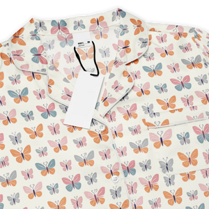 Silky Butterfly Long Sleeve Pajama - Soft Loungewear - Dipaliz - Clothing Tops - s