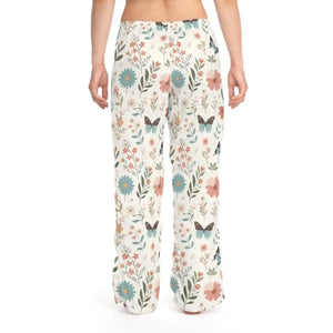 Chic Butterflies Pajama Pants with All-over Butterfly Prints - Dipaliz - Pajamas