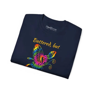 Ultra Cotton Tee Battered but Unbroken Butterfly Shirt - Dipaliz - T-shirts