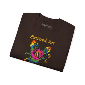 Ultra Cotton Tee Battered but Unbroken Butterfly Shirt - Dipaliz - T-shirts