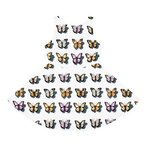 Girls’ Sleeveless Sundress - Butterfly Summer Style - Dipaliz - Dresses
