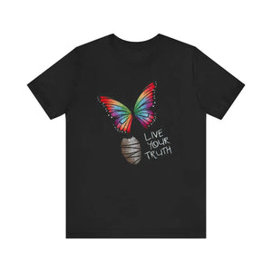 Soft Unisex Jersey Short Sleeve Tee Butterfly Cocoon - Dipaliz - T-shirts