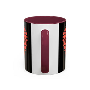 Vibrant Butterfly Hearts Mug Ceramic Drinkware - Dipaliz - Mugs