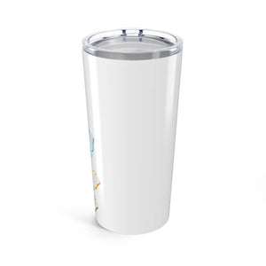 Floral Butterfly Kisses Tumbler - Colorful Travel Mug - Dipaliz - Tumblers