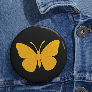 Vibrant Butterfly Pin Buttons - Trendy Gifts - Dipaliz - Pinback