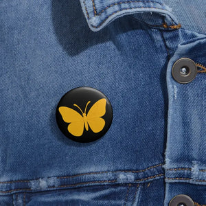 Unique Statement Pins - Vibrant Hd Butterfly Pin Buttons - Dipaliz - 1.25’’ - Pinback