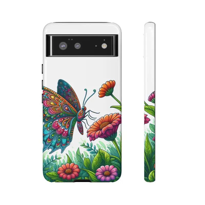 Style & Protection with Butterfly Tough Phone Cases - Google Pixel 6 / Glossy Case