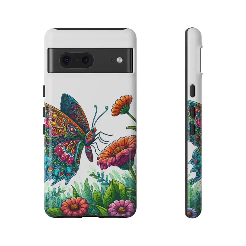 Style & Protection with Butterfly Tough Phone Cases - Google Pixel 7 / Glossy Case