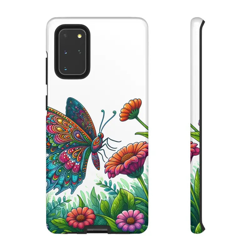 Style & Protection with Butterfly Tough Phone Cases - Samsung Galaxy S20 + / Glossy Case