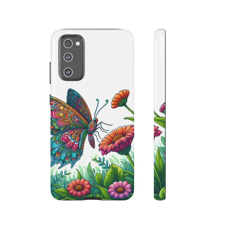 Style & Protection with Butterfly Tough Phone Cases - Samsung Galaxy S20 Fe / Glossy Case