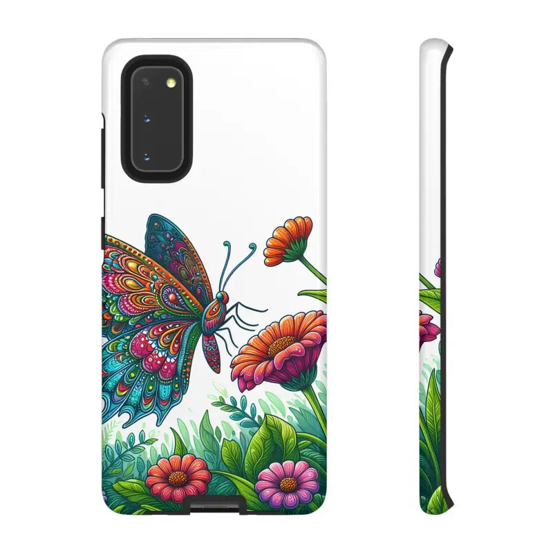 Style & Protection with Butterfly Tough Phone Cases - Samsung Galaxy S20 / Glossy Case