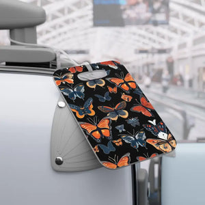 Travel Luggage Tags - Butterfly Design Baggage Id - Dipaliz - Rectangle / one Size - Accessories
