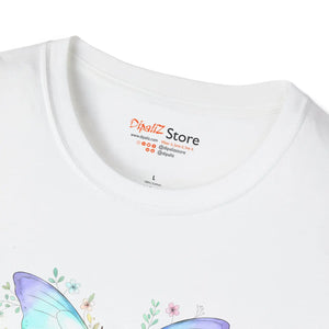 Butterfly Watercolor Tee, ?Beautifully Weird’ Inspirational Graphic T-shirt - T-shirts