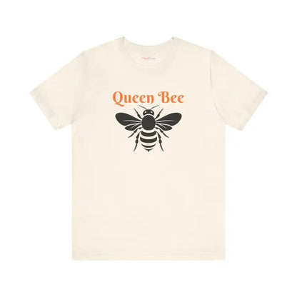 Buzz Worthy Queen Bee Unisex Short Sleeve Tee - Natural / s T-shirt