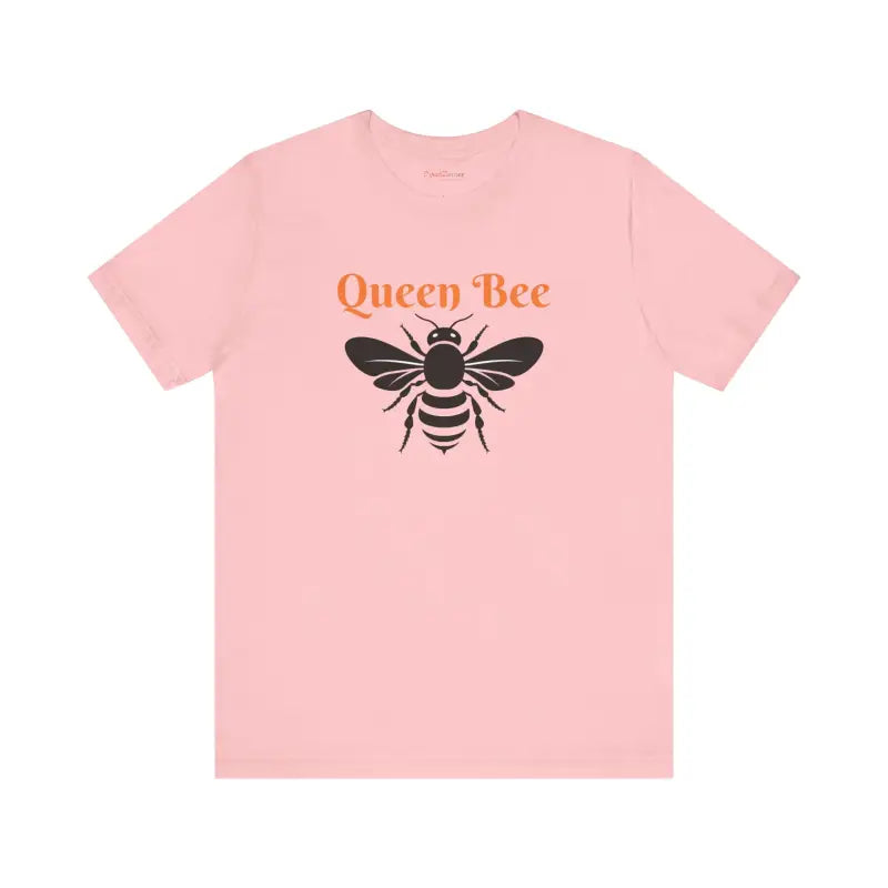 Buzz Worthy Queen Bee Unisex Short Sleeve Tee - Pink / s T-shirt