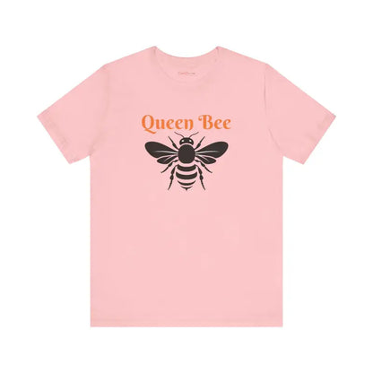 Buzz Worthy Queen Bee Unisex Short Sleeve Tee - Pink / s T-shirt