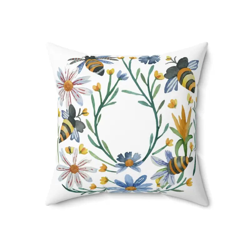 Buzz-worthy Spun Polyester Pillow for Spring Joy - Home Decor