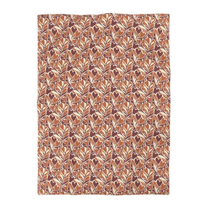 Autumn Leaf Duvet Cover - Hand-drawn Botanical Pattern - Dipaliz - Twin Xl / White - Home Decor