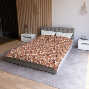 Autumn Leaf Duvet Cover - Hand-drawn Botanical Pattern - Dipaliz - Home Decor