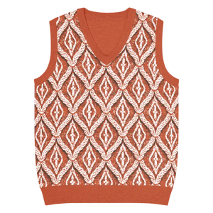 Cable Knit V-neck Vest - Lightweight Throwback Style - Dipaliz - 2xs - Vests