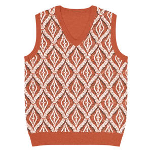 Cable Knit V-neck Vest - Lightweight Throwback Style - Dipaliz - s - Vests