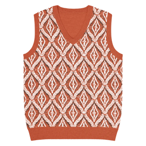 Retro Cable Knit V-neck Vest - Throwback Style - Dipaliz - Vests