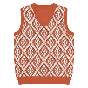 Cable Knit V-neck Vest - Lightweight Throwback Style - Dipaliz - Xs - Vests