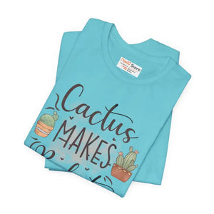 Cactus Makes Perfect Cotton Tee - Unisex Jersey T-shirt - Dipaliz - T-shirts