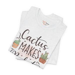 Cactus Makes Perfect Cotton Tee - Unisex Jersey T-shirt - Dipaliz - T-shirts
