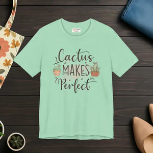Cactus Makes Perfect Cotton Tee - Unisex Jersey T-shirt - Dipaliz - T-shirts