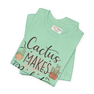 Cactus Makes Perfect Cotton Tee - Unisex Jersey T-shirt - Dipaliz - T-shirts
