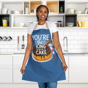 Ultimate Cake Lover’s Apron - Blue Icing Design - Dipaliz - Aprons