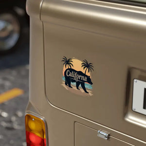 California Bear Transparent Water-resistant Vinyl Outdoor Sticker - Dipaliz - 6’’ × / Die-cut / Decorative Stickers