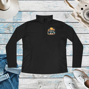 California Ladies Quarter Zip Pullover - Stylish Comfort - Dipaliz - Sweatshirts