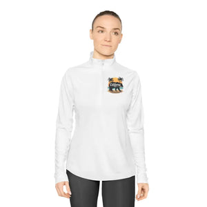 California Ladies Quarter Zip Pullover Stylish Comfort - Dipaliz - Sweatshirts