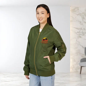 Premium California Travel Recycled Bomber Jacket - Dipaliz - Jackets