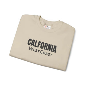 California West Coast Sweatshirt, Vintage College Crewneck Embroidered - Sweatshirts