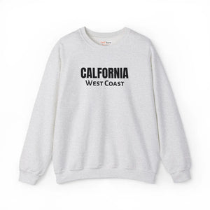 California West Coast Sweatshirt, Vintage College Crewneck Embroidered - Sweatshirts