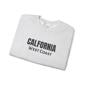 California West Coast Sweatshirt, Vintage College Crewneck Embroidered - Sweatshirts