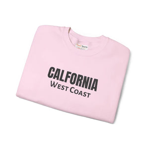 California West Coast Sweatshirt, Vintage College Crewneck Embroidered - Sweatshirts