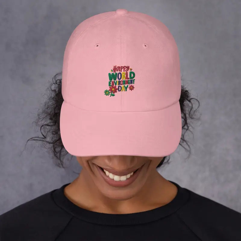 Camo Dad Hat: Ultimate Style with Adjustable Strap & Curved Visor - Pink Hats