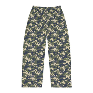 Camo Men’s Pajama Pants - Comfortable All-over Print Lounge Trousers - Pajamas - Xs