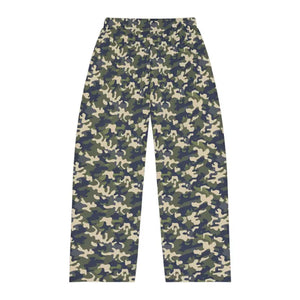Pajamas - Pajama Pants - Camo Print Lounge Trousers - Dipaliz