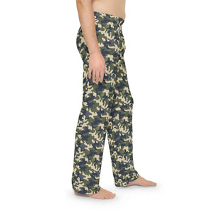 Camo Men’s Pajama Pants - Comfortable All-over Print Lounge Trousers - Pajamas - Xs