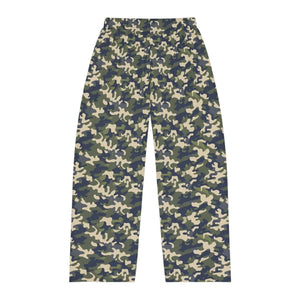 Camo Men’s Pajama Pants - Comfortable All-over Print Lounge Trousers - Pajamas - Xs