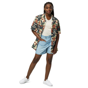Lightweight Camouflage Pattern Unisex Button Shirt - Dipaliz - Shirts