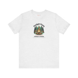 Soft Cotton Short Sleeve Tee - Camp Fire Design - Dipaliz - T-shirts