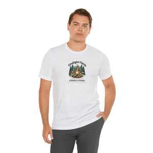 Soft Cotton Short Sleeve Tee - Camp Fire Design - Dipaliz - T-shirts
