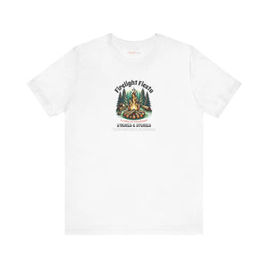 Soft Cotton Short Sleeve Tee - Camp Fire Design - Dipaliz - T-shirts
