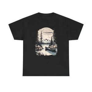 Adventure Awaits Landscape Tee - Heavy Cotton Outdoor Shirt - Dipaliz - T-shirts